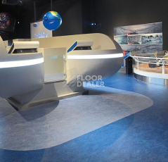 Forbo Marmoleum Decibel on Order 524335 peacock blue фото 2 | FLOORDEALER